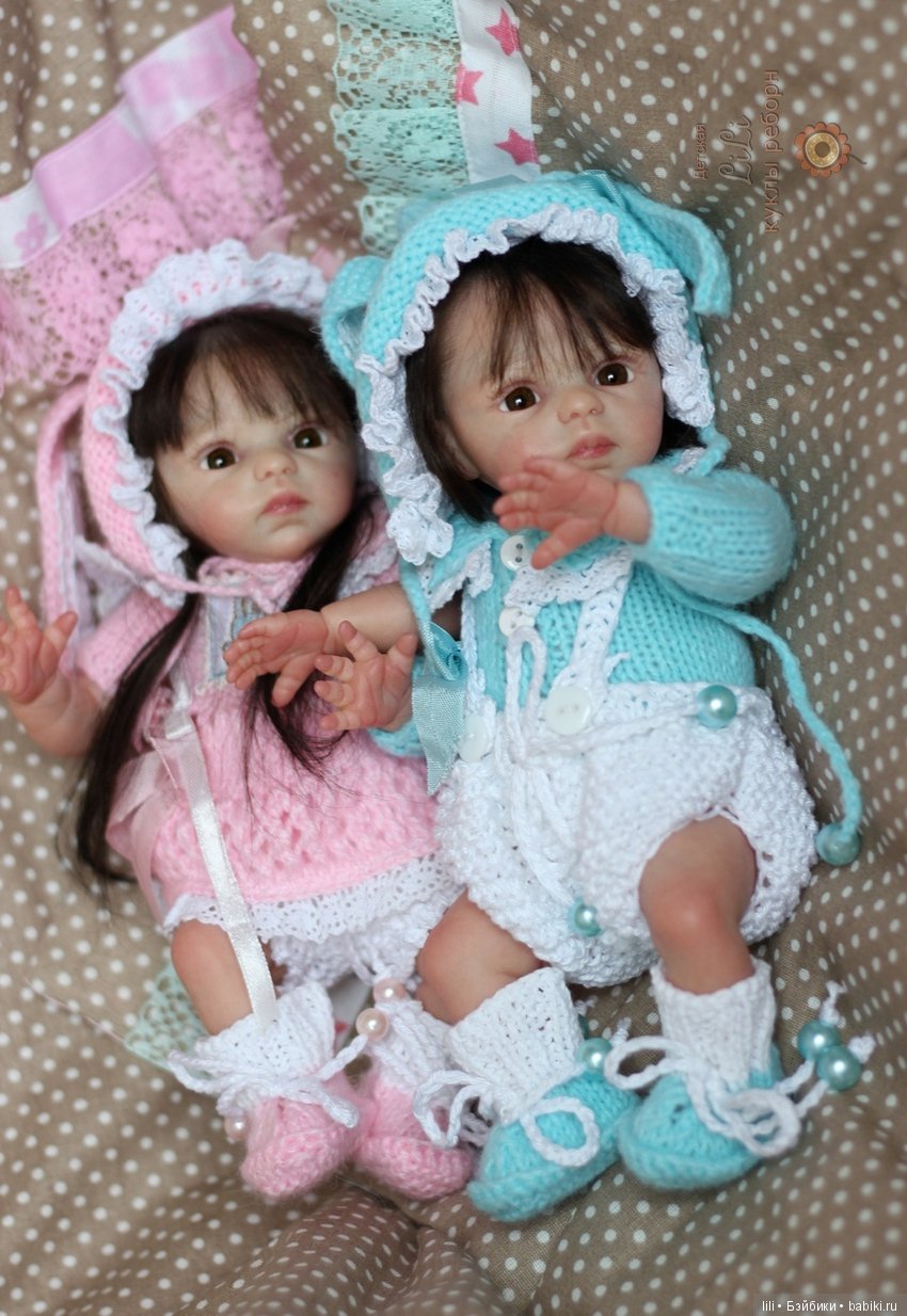 Малыши мини реборн из молда Nessa (фото 2)