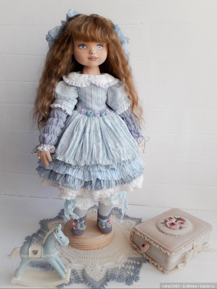 Наташа. Моя первая текстильная кукла (фото 7)