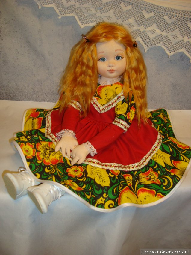 Текстильная кукла Аленка — Авторские текстильные куклы: Вальдорфские (фото 9)