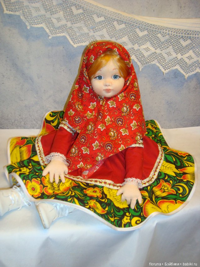 Текстильная кукла Аленка — Авторские текстильные куклы: Вальдорфские (фото 8)