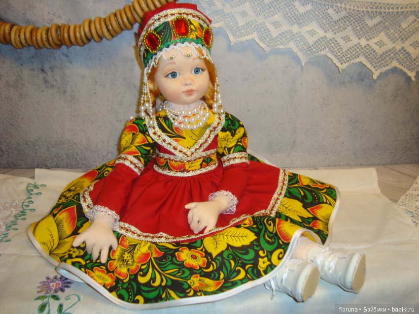 Текстильная кукла Аленка — Авторские текстильные куклы: Вальдорфские