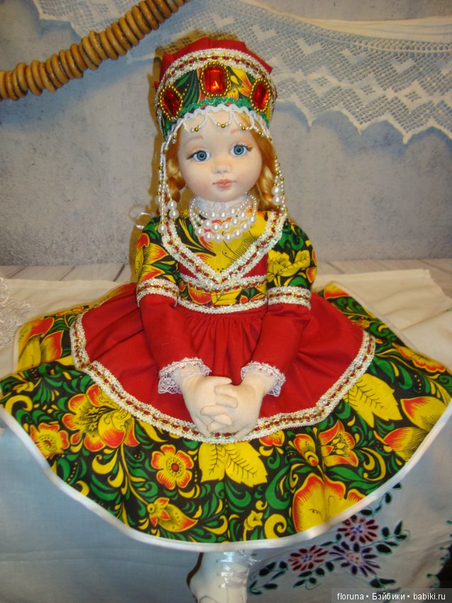 Текстильная кукла Аленка — Авторские текстильные куклы: Вальдорфские (фото 2)