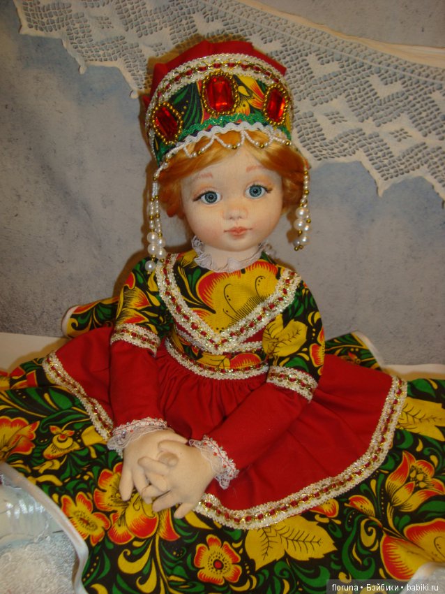 Текстильная кукла Аленка — Авторские текстильные куклы: Вальдорфские