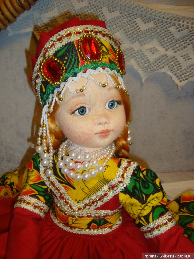 Текстильная кукла Аленка — Авторские текстильные куклы: Вальдорфские (фото 4)