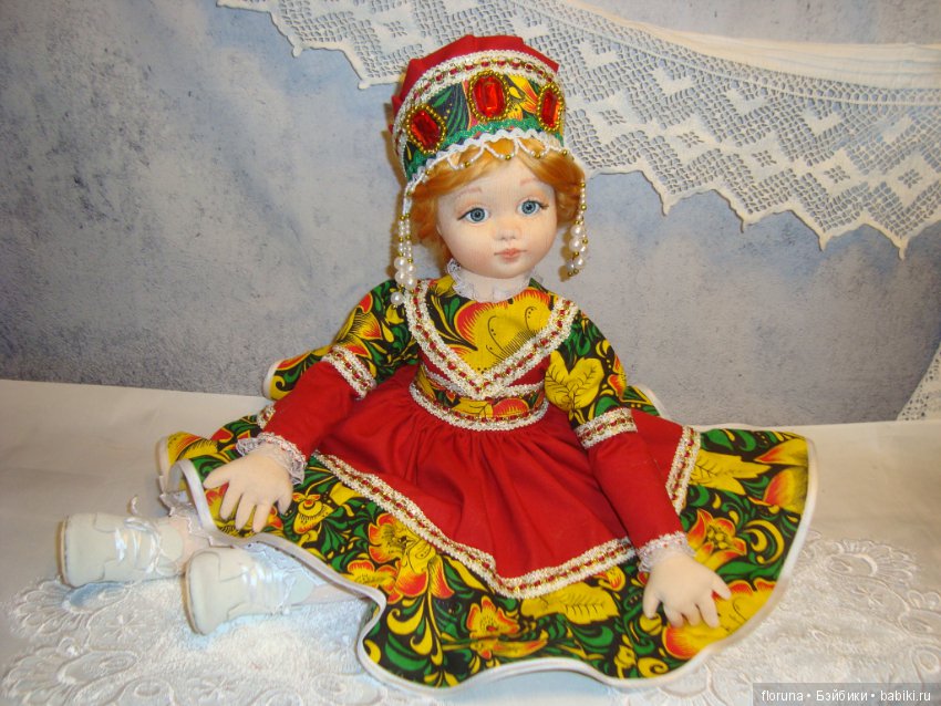 Текстильная кукла Аленка — Авторские текстильные куклы: Вальдорфские (фото 10)