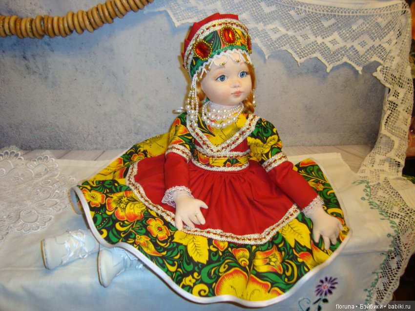 Текстильная кукла Аленка — Авторские текстильные куклы: Вальдорфские (фото 3)