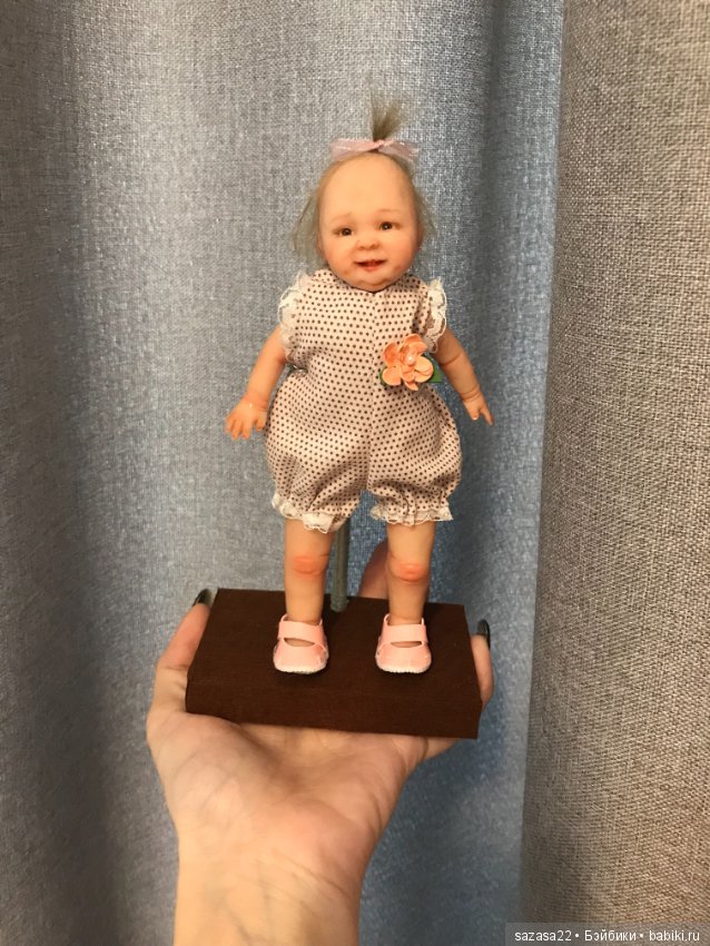 Малышка — Лепка авторских кукол: полимерная глина (фото 10)