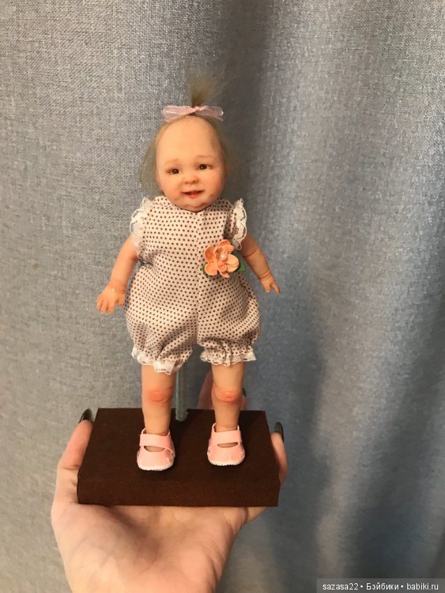 Малышка — Лепка авторских кукол: полимерная глина (фото 9)