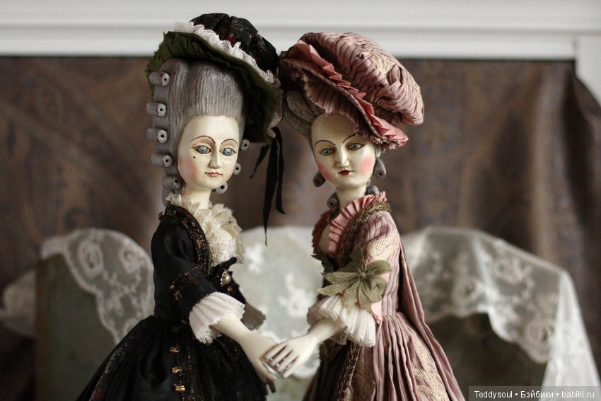 Деревянные куклы со сменными головами и новая француженка (фото 10)