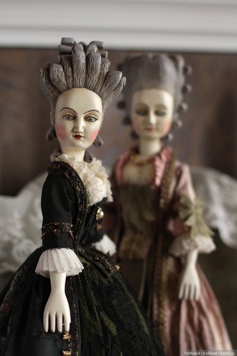 Деревянные куклы со сменными головами и новая француженка (фото 6)