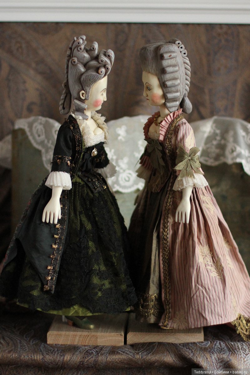 Деревянные куклы со сменными головами и новая француженка (фото 9)