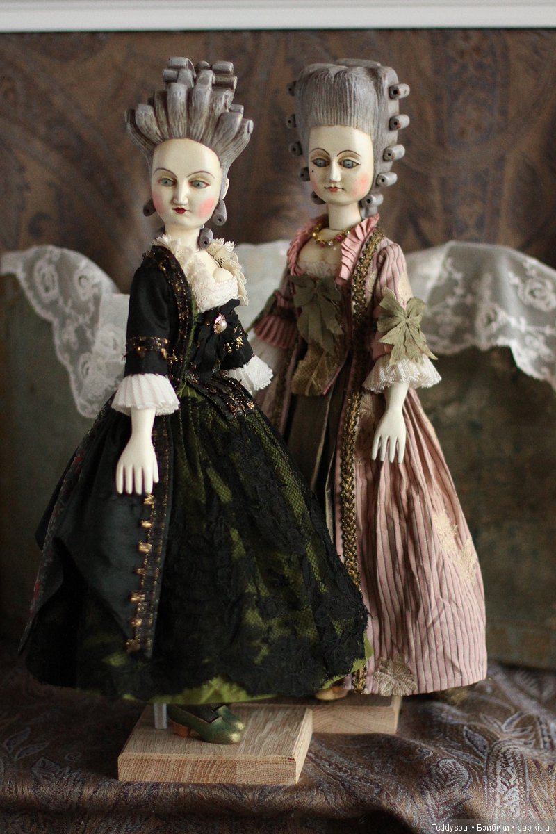 Деревянные куклы со сменными головами и новая француженка (фото 7)