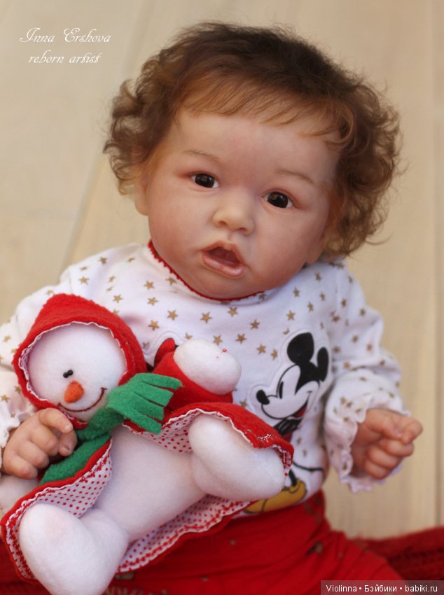 Алина, кукла реборн Инны Ершовой, Saskia by Bonnie Brown