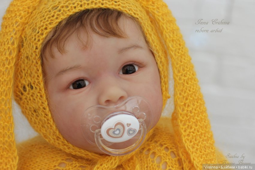Алина, кукла реборн Инны Ершовой, Saskia by Bonnie Brown (фото 2)
