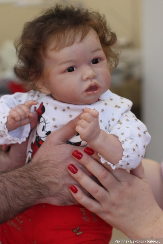 Алина, кукла реборн Инны Ершовой, Saskia by Bonnie Brown