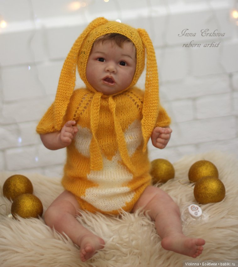 Алина, кукла реборн Инны Ершовой, Saskia by Bonnie Brown