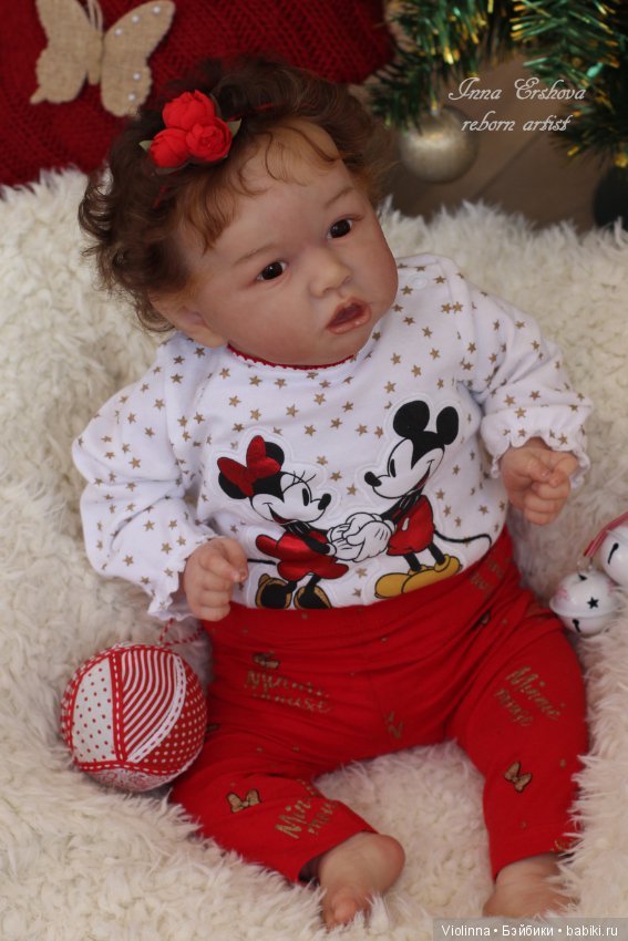 Алина, кукла реборн Инны Ершовой, Saskia by Bonnie Brown (фото 8)