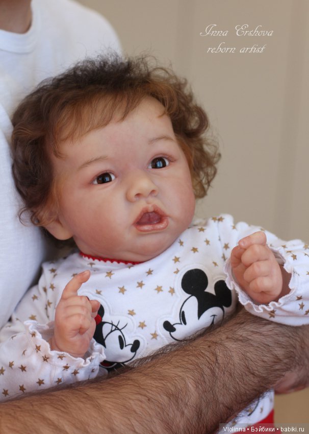 Алина, кукла реборн Инны Ершовой, Saskia by Bonnie Brown