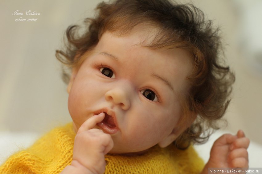 Алина, кукла реборн Инны Ершовой, Saskia by Bonnie Brown (фото 7)