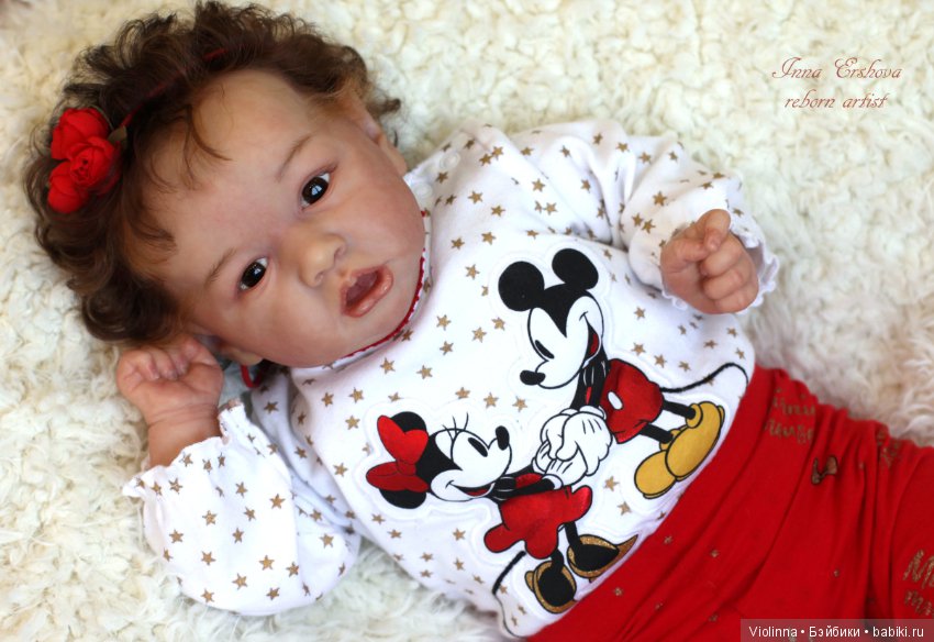 Алина, кукла реборн Инны Ершовой, Saskia by Bonnie Brown (фото 9)
