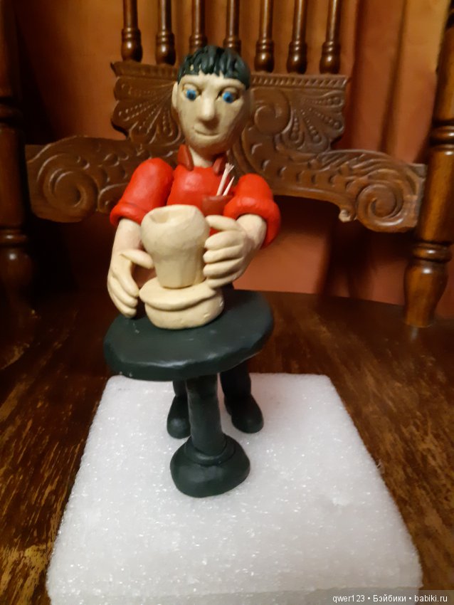 Дочкины поделки или лепка из пластилина и не только. Поделка на конкурс Профессия