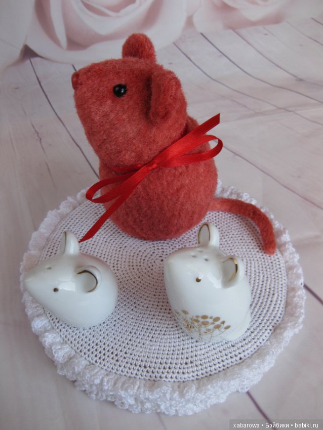 Мышка-норушка — Текстильные игрушки и примитивы: кофейные (фото 7)