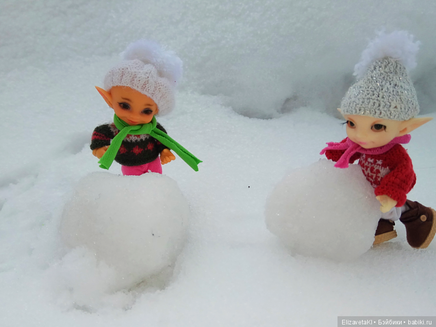 Мы лепили снеговика!) Realpuki. 18 часть (фото 7)