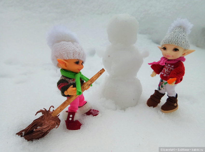 Мы лепили снеговика!) Realpuki. 18 часть (фото 8)