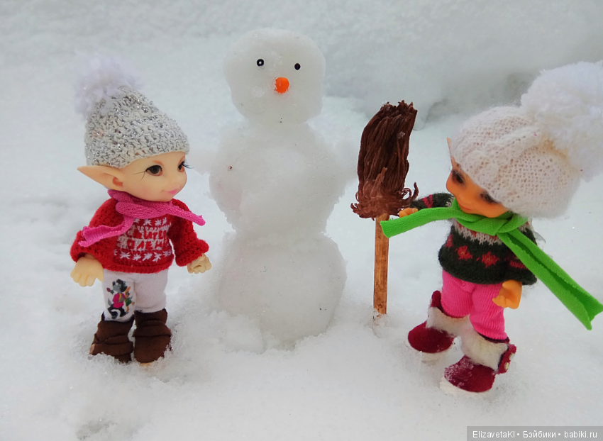 Мы лепили снеговика!) Realpuki. 18 часть (фото 9)