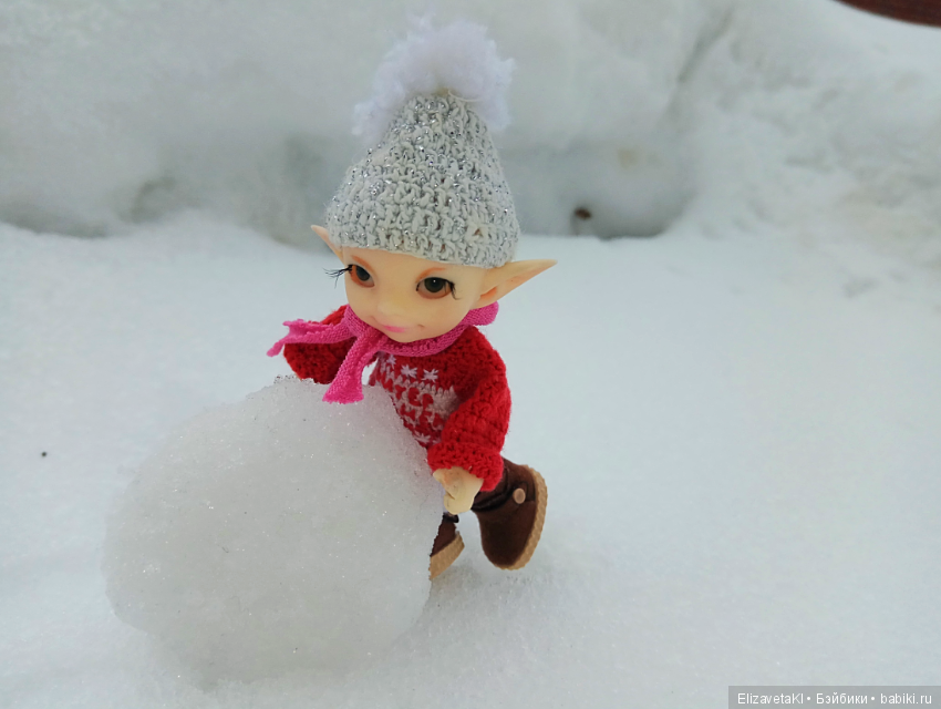 Мы лепили снеговика!) Realpuki. 18 часть (фото 5)