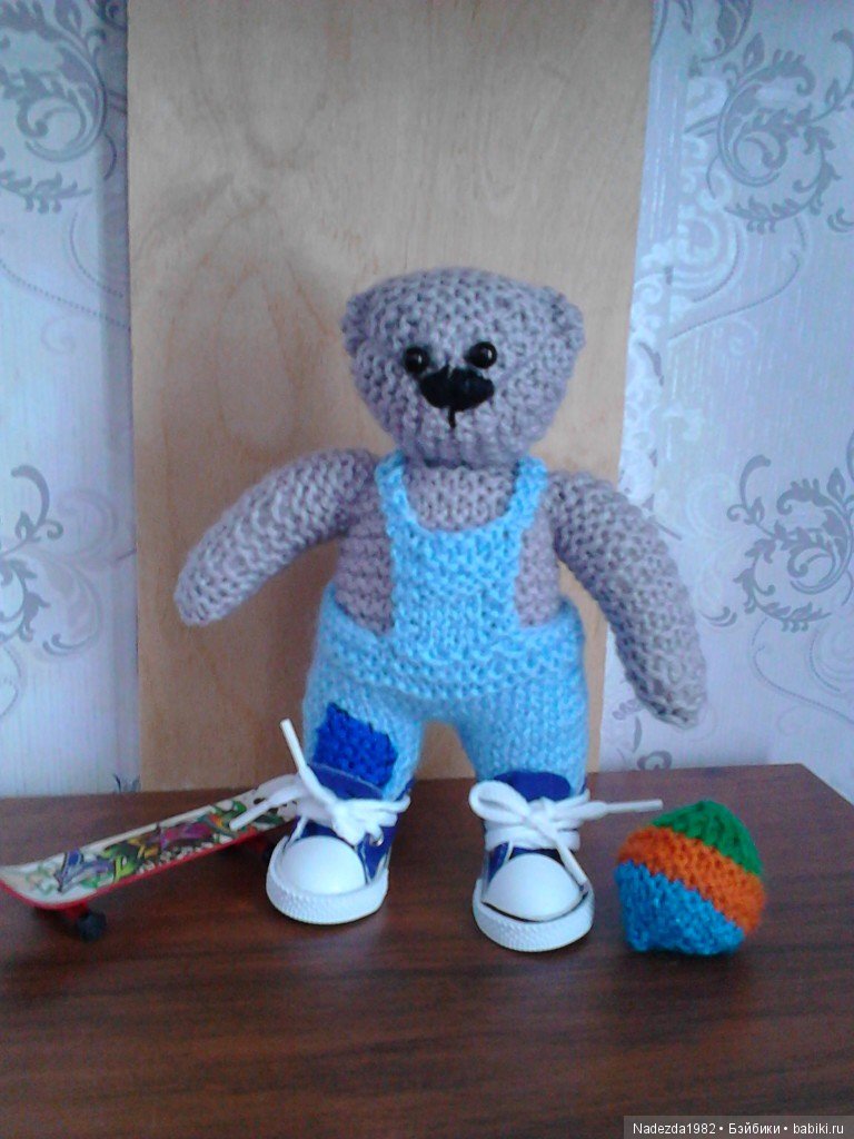 Медвежонок Гриша — Вязаные игрушки и амигуруми: крючком (фото 3)