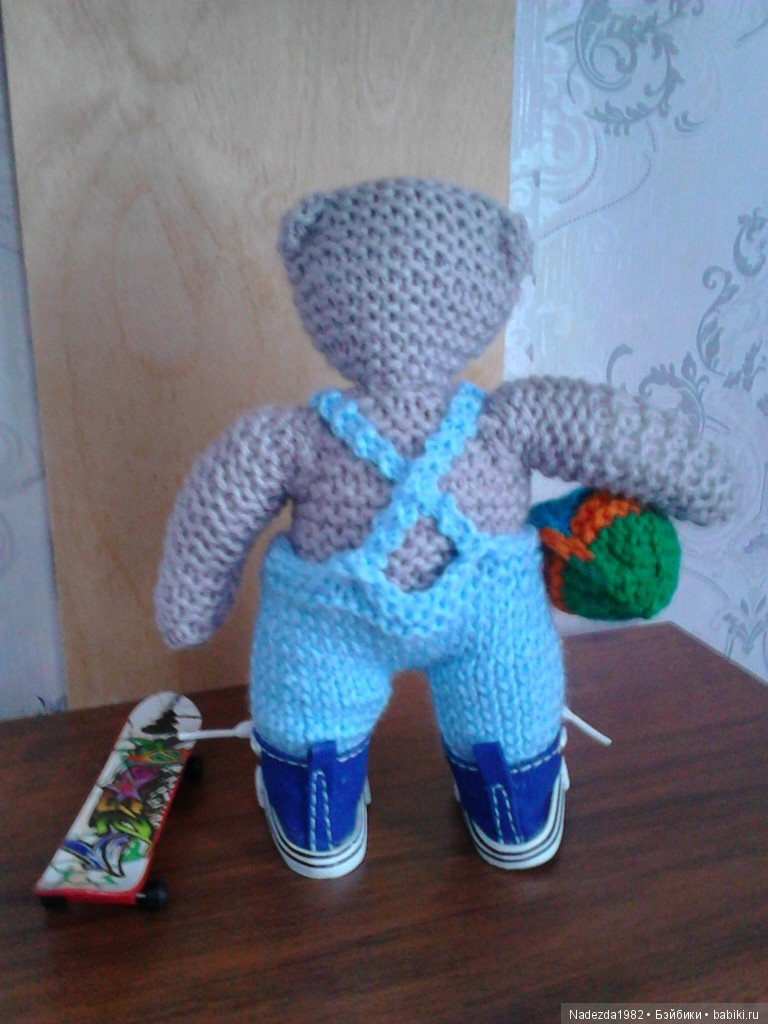 Медвежонок Гриша — Вязаные игрушки и амигуруми: крючком (фото 5)