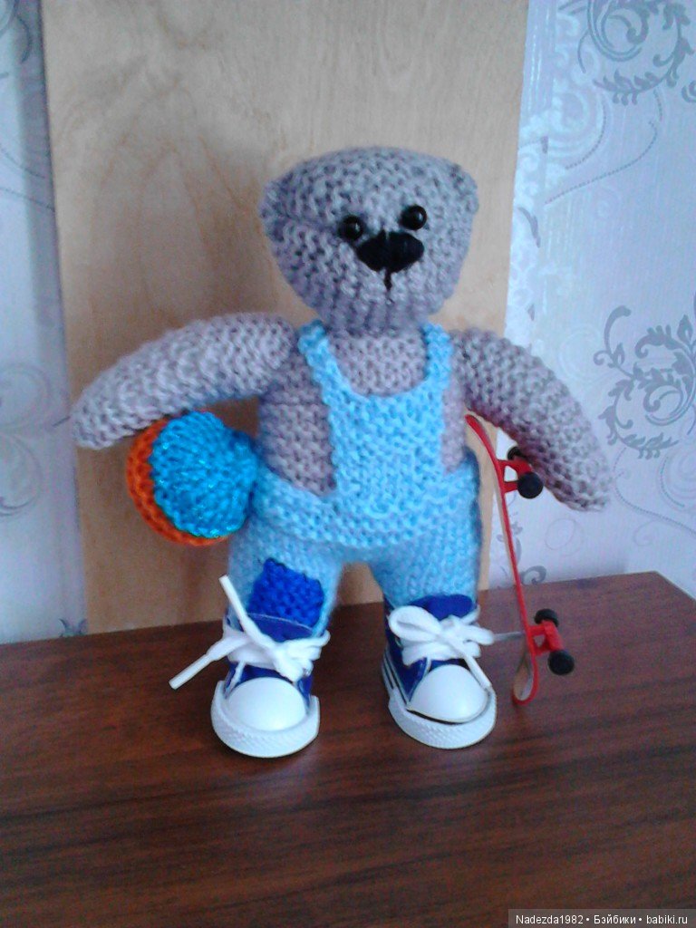 Медвежонок Гриша — Вязаные игрушки и амигуруми: крючком (фото 4)