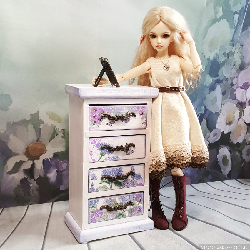 Комодик для Мирвен — Мебель для кукол и домиков: фото (фото 2)