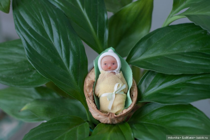 Малюсики микро-пупсики — Авторские миниатюрные куклы: лепка (фото 2)