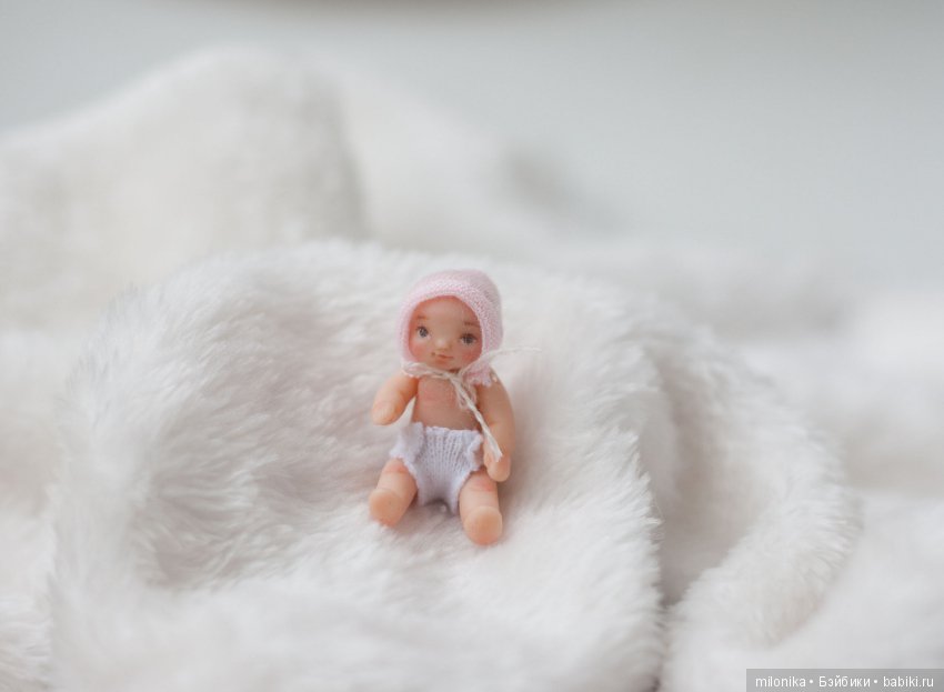 Малюсики микро-пупсики — Авторские миниатюрные куклы: лепка (фото 9)