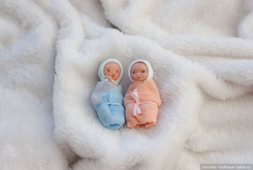 Малюсики микро-пупсики — Авторские миниатюрные куклы: лепка (фото 5)