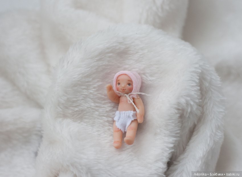 Малюсики микро-пупсики — Авторские миниатюрные куклы: лепка (фото 8)