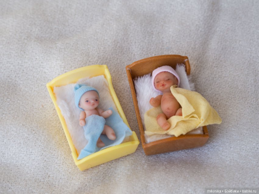 Малюсики микро-пупсики — Авторские миниатюрные куклы: лепка