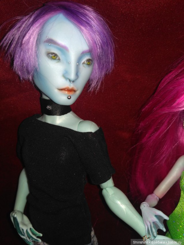 Ооак Лагуна и Гил — ООАК Monster High и Ever After High: репейнт (фото 9)