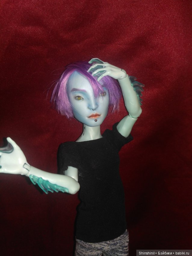 Ооак Лагуна и Гил — ООАК Monster High и Ever After High: репейнт