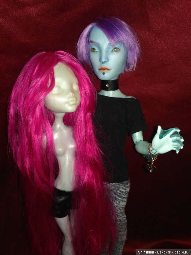 Ооак Лагуна и Гил — ООАК Monster High и Ever After High: репейнт (фото 3)