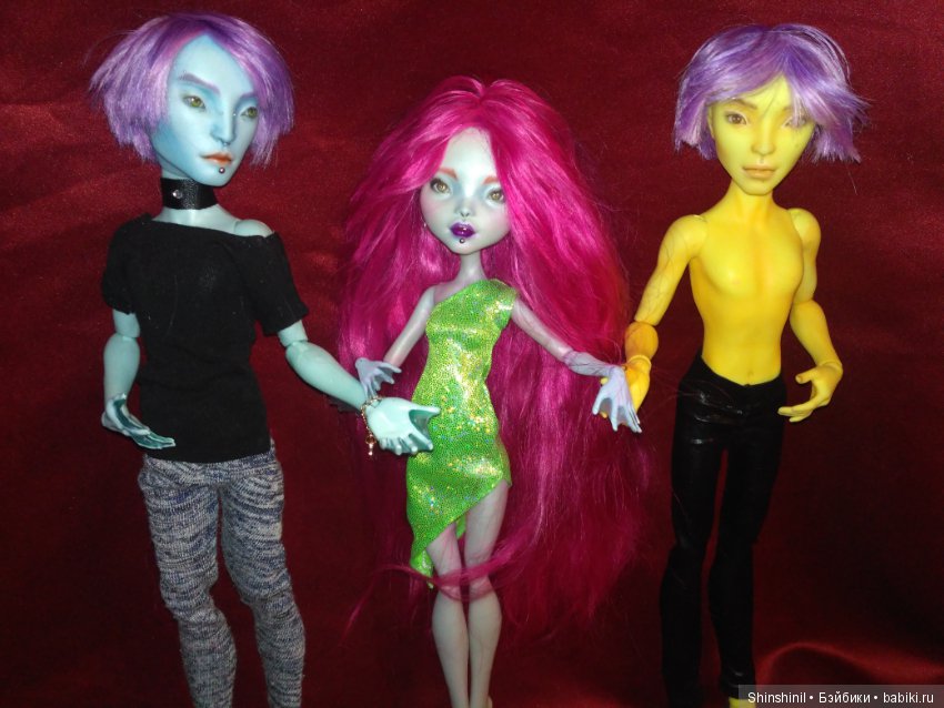 Ооак Лагуна и Гил — ООАК Monster High и Ever After High: репейнт (фото 6)