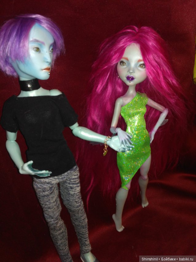Ооак Лагуна и Гил — ООАК Monster High и Ever After High: репейнт (фото 5)
