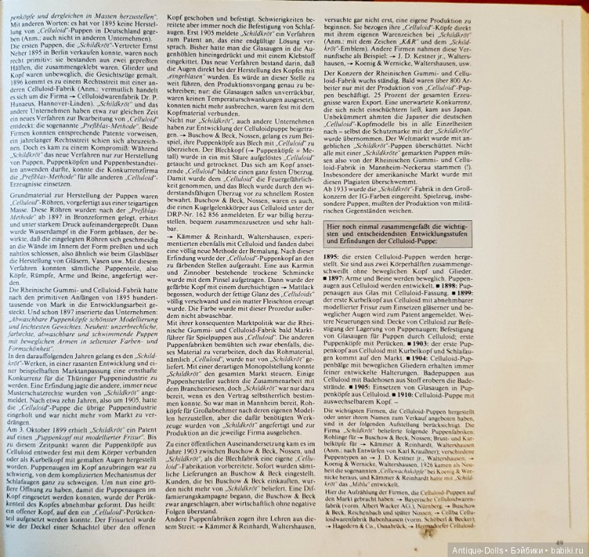 Цизлики, легендарные Цизлики или Сieslik's Lexikon Der Deutschen Puppenindustrie, часть 1