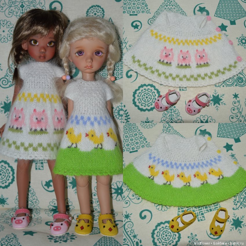 Забавные зверюшки. Результаты совместного творчества