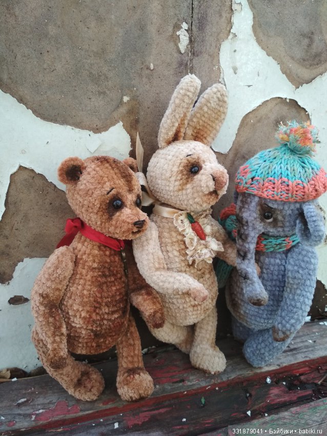 Дружная компания — Авторские мишки Тедди и друзья: фото