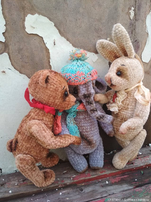 Дружная компания — Авторские мишки Тедди и друзья: фото (фото 2)