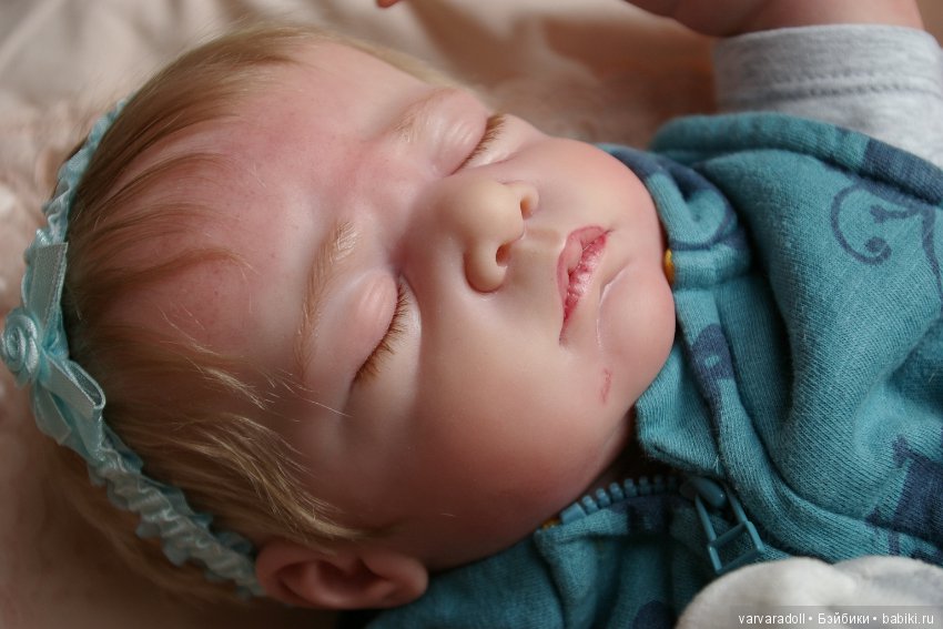 Моя малышка из молда CASPAR скульптора Christa Götzen (фото 5)