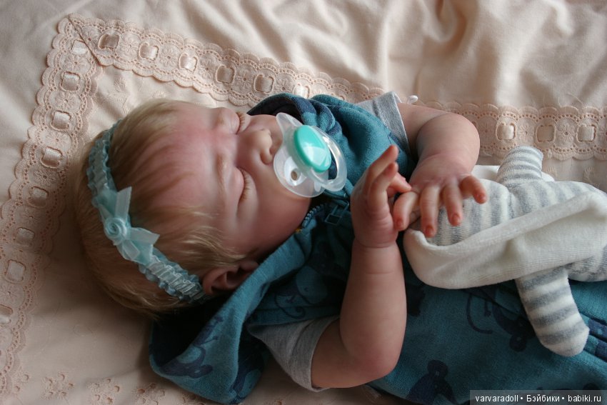 Моя малышка из молда CASPAR скульптора Christa Götzen (фото 6)